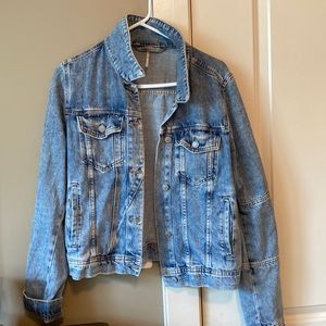 Free People Denim Jacket, Size L
